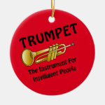 Intelligent Trumpet Ceramic Ornament