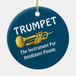 Intelligent Trumpet Ceramic Ornament