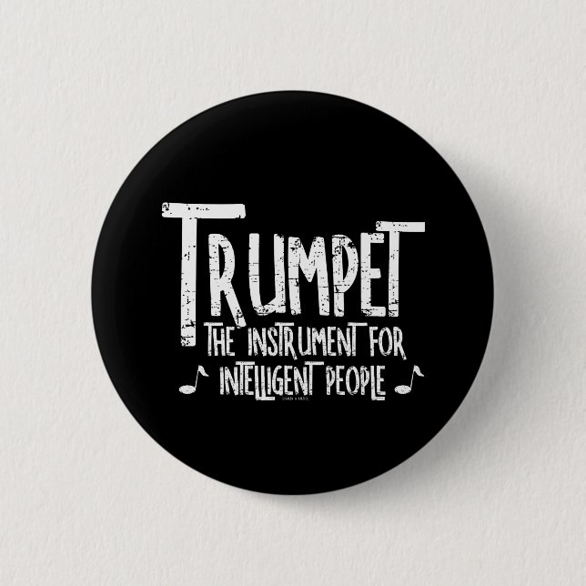 Intelligent Trumpet Rough Text Button (Front)