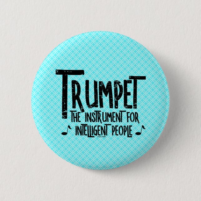 Intelligent Trumpet Rough Text Button (Front)
