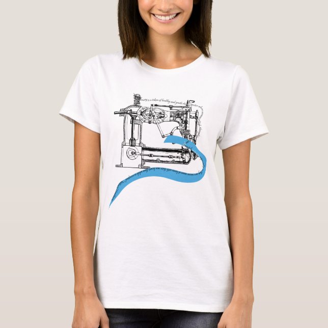 Intelligent women who sew (2 color) T-Shirt (Front)