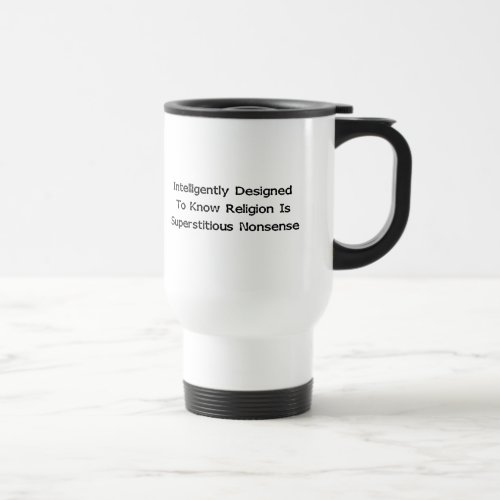 Intelligently Designed Travel Mug