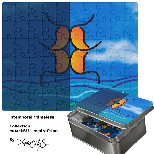 intemporal / timeless muackS - AmaSilyS - Art Jigsaw Puzzle (Enjoy your free time and stimulate your mind by putting together this beautiful puzzle.)