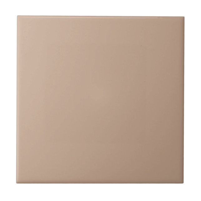 Intense Beige Square Kitchen and Bathroom Ceramic Tile (Front)