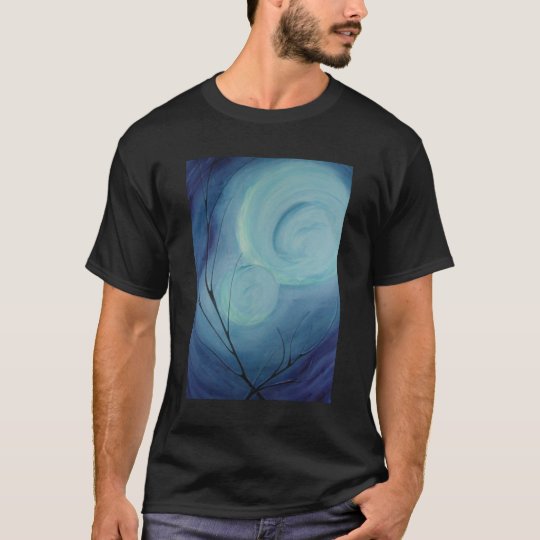 intense blues on a shirt