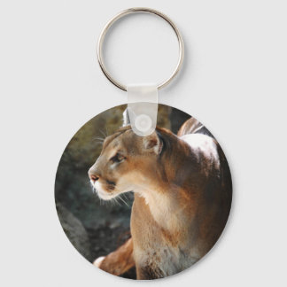 Intense Cougar Keychain