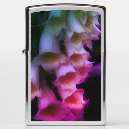 Intense Foxglove Flowers Abstract Close Up  Zippo Lighter