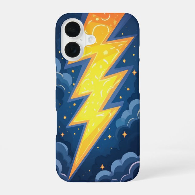 intense lightning iphone case (Back)