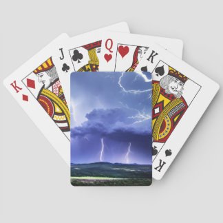 Intense Nature | Lightning Storm Poker Cards