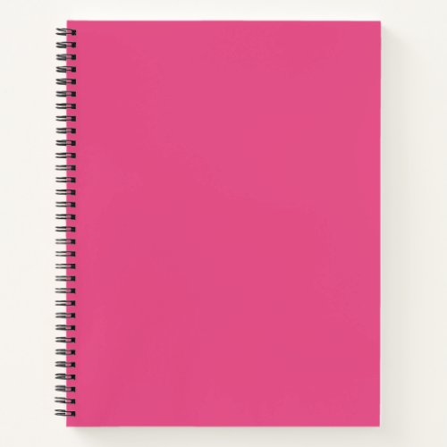 Intense Pink Spiral Notebook