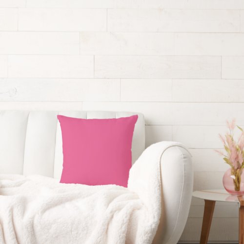 Intense Pink Throw Pillow