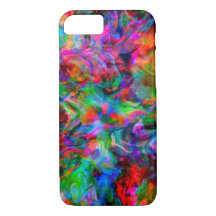 Intense Psychedelic Bright Color Swirl