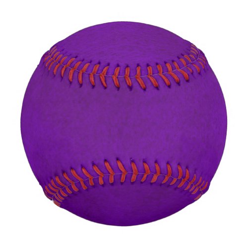 Intense Purple Watercolor Wash Baseball