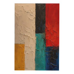 Intense Textures Wood Wall Art