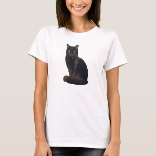  Intensely Staring Black Cat  Im Watching You T_Shirt