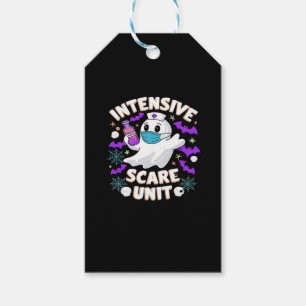 Intensive Scare Unit Nurse Halloween ICU Nurse Ess Gift Tags