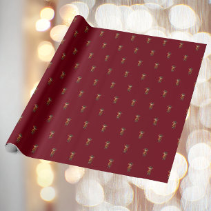 Intent Boy Christmas Elf Wrapping Paper