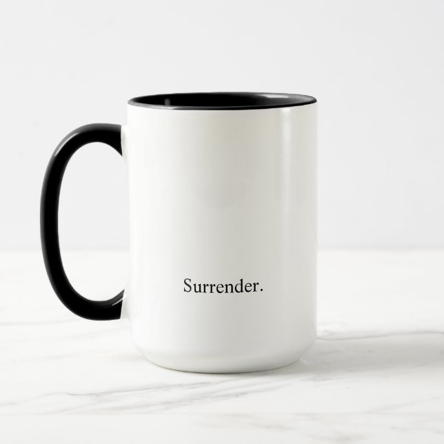 Intention "Surrender" Mug (Left)