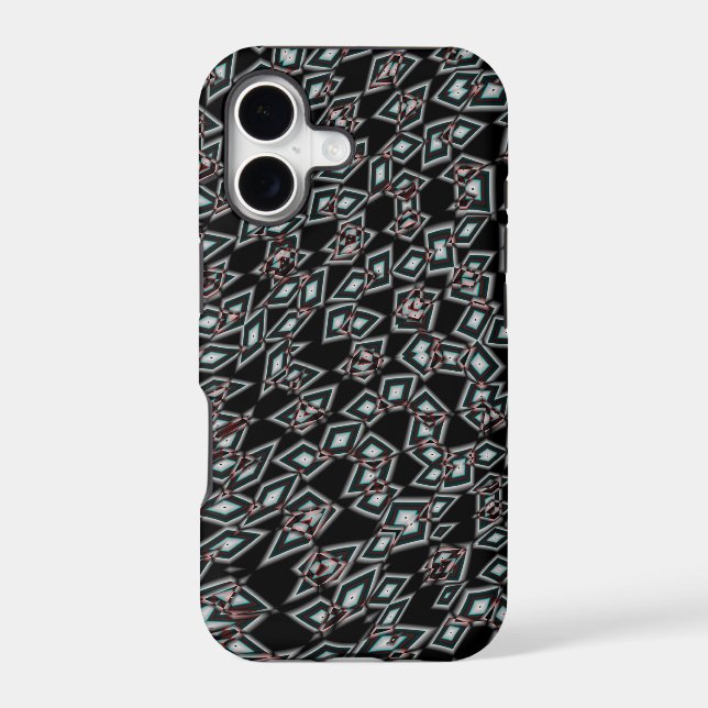 Inter-faceted Diamonds Iphone Case (Back)