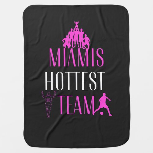 Inter Miami Fan Baby Blanket