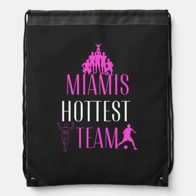 Inter Miami Fan Drawstring Bag (Front)
