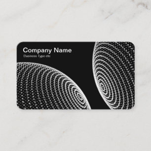 Interacted Spheres - White lights Business Card