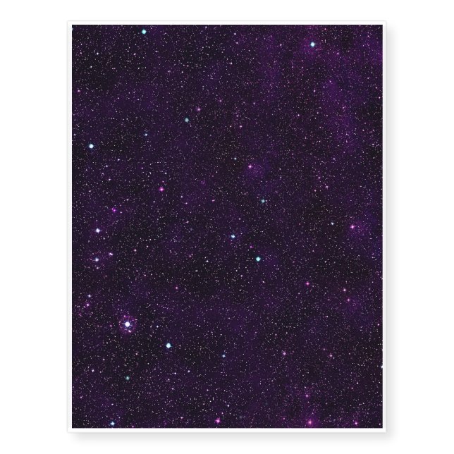 Interacting galaxies (colliding galaxies) are gala temporary tattoos (Front)