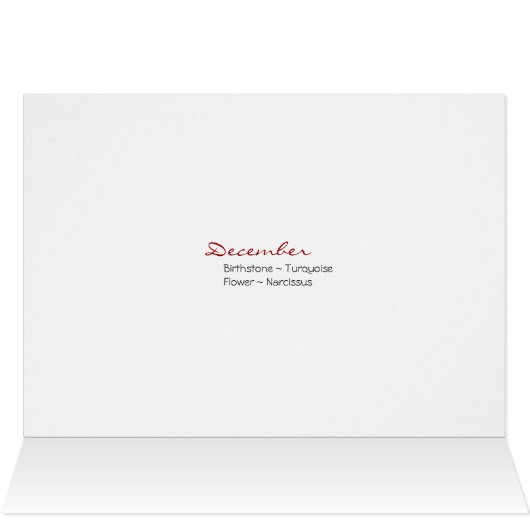 Interactive 'Move the Star' DECEMBER Birthday (Inside Horizontal (Top))