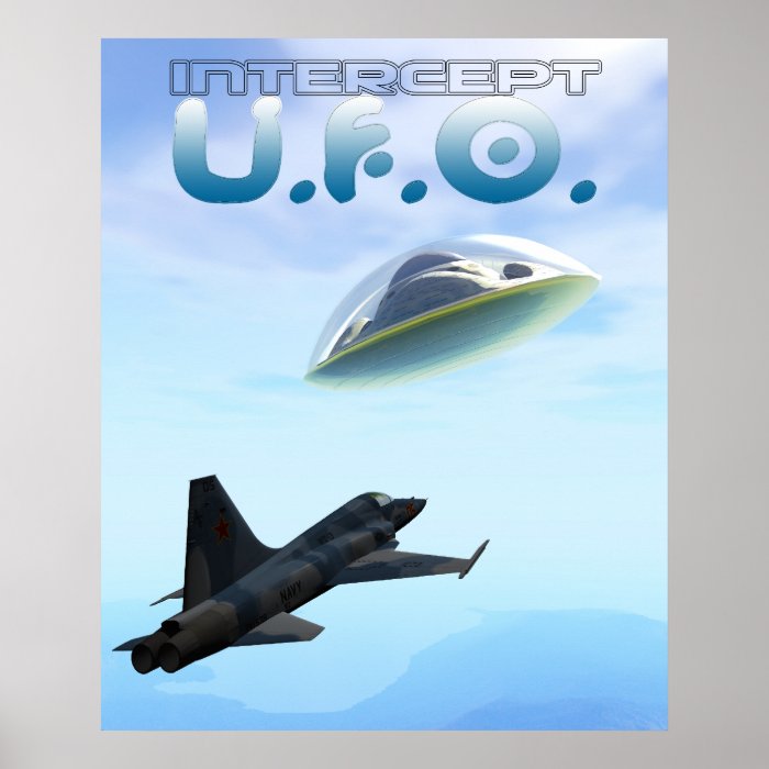 Intercept UFO Poster