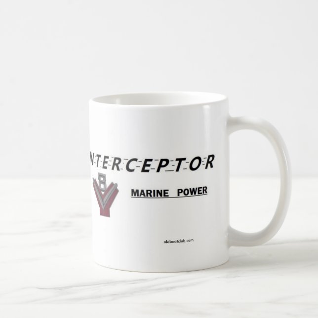 INTERCEPTOR MARINE V8 11 Oz. coffe mug (Right)