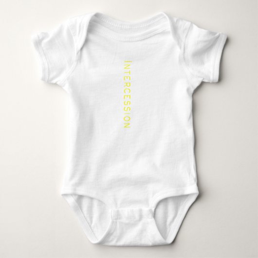 Intercession (Men,yellow fonts) Sleeveless Shirt (Front)