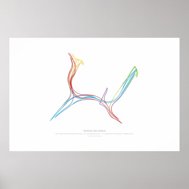 Interchange Choreography: Auckland, New Zealand Poster (Front)