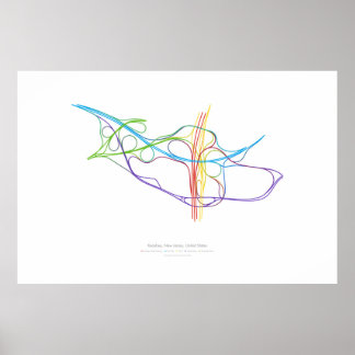 Interchange Choreography: Keasbey, NJ, US v2 Poster