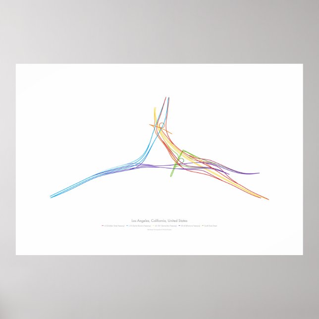 Interchange Choreography: Los Angeles, CA, US Poster (Front)