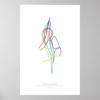 Interchange Choreography: Norfolk, VA, US 1 Poster