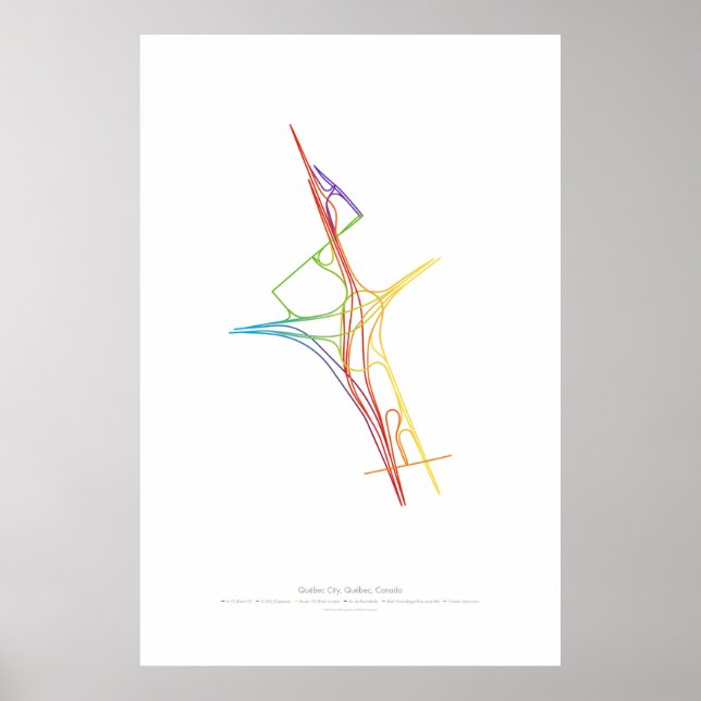 Interchange Choreography: Québec City, QC, CA Poster (Front)