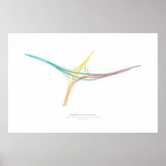 Interchange Choreography: Springfield, VA, US Poster