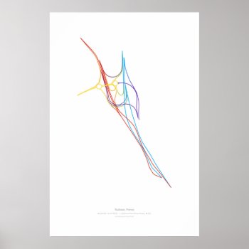 Interchange Choreography: Toulouse  France Poster by creativ82 at Zazzle