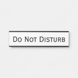 Interchangeable Office Door Sign - Do Not Disturb