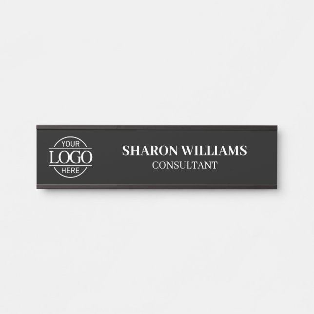 Interchangeable Professional Custom Business Logo Door Sign (Front)