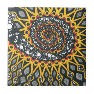 interconnected ceramic tile