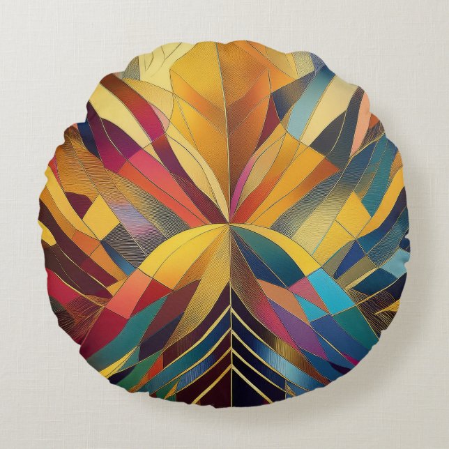 Interconnecting Round Pillow (Front)