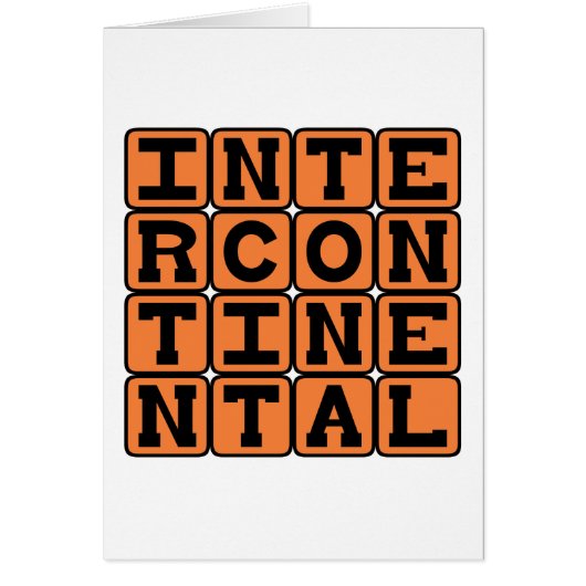 Intercontinental, International Cards (Front)