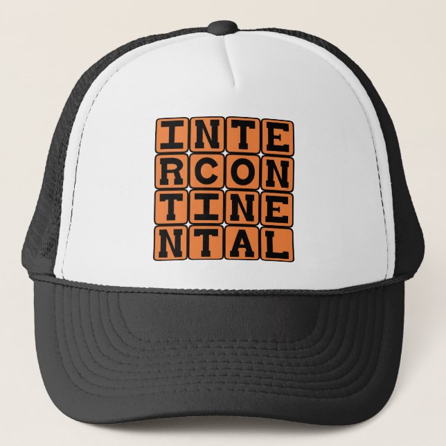 Intercontinental, International Trucker Hat (Front)