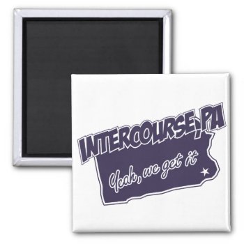 Intercourse Get It Magnet by TurnRight at Zazzle