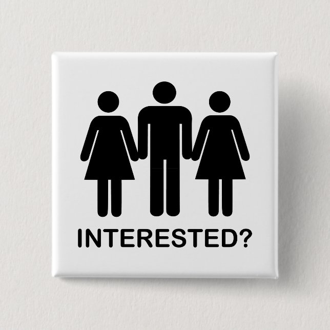 Interested? Pinback Button (Front)