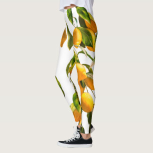 Interesting lemon leggings