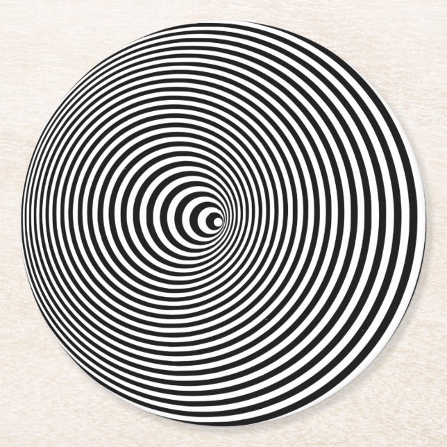 Interesting Optical Illusion Coaster No.6 (Front)