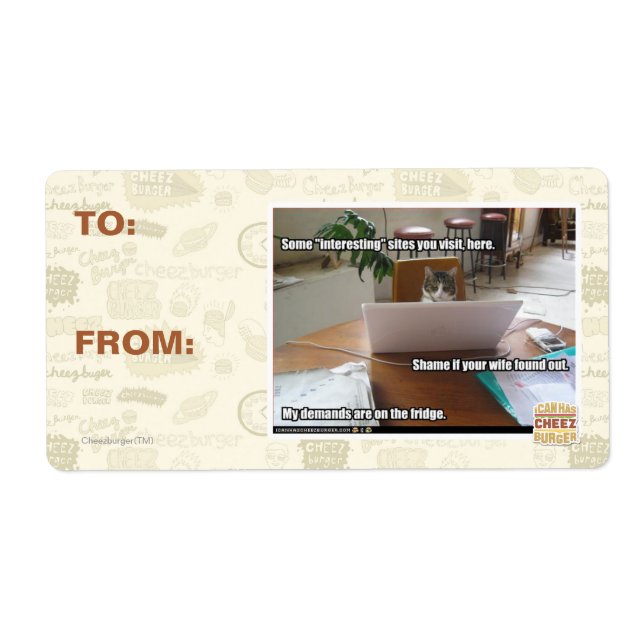 Interesting sites label (Front)