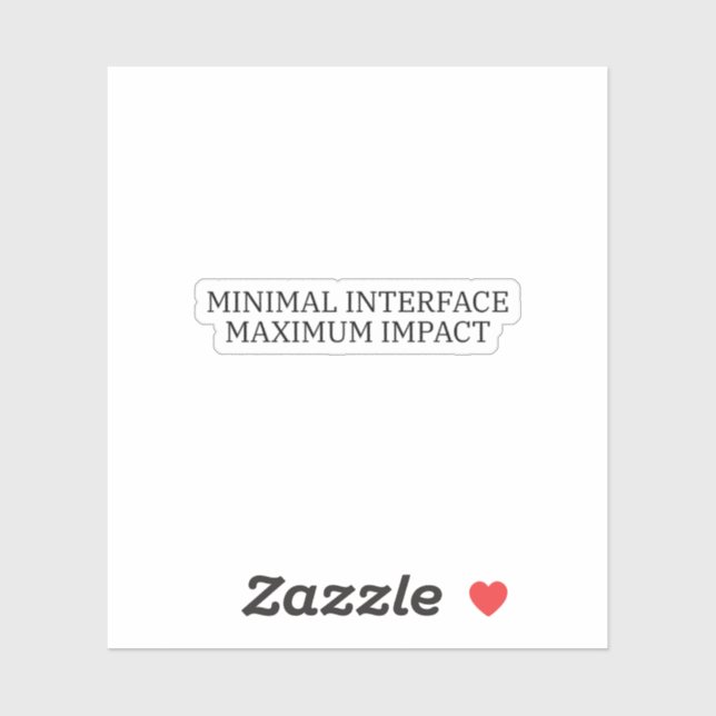 Interface Protocol | Minimal Interface Technical  Sticker (Sheet)